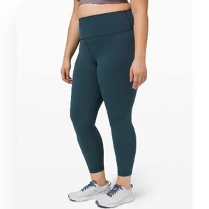 Lulu lemon wunder under train leggings size 6, 25 in inseam